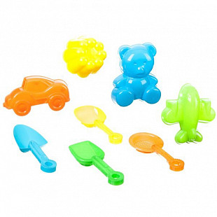 Набор для песка Shenzhen Toys 4 совка и 4 формочки 847
