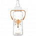 Бутылочка для кормления Canpol babies CUTE ANIMALS с ручками и узким горлышком 250 мл., 12 мес.+ (11/845) orange new