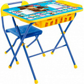 Комплект детской мебели Nika Маша и медведь англ.азбука (стол+пенал+стул) КПУ2П/4