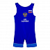 Трико для борьбы СК (Спортивная коллекция) United World Wrestling 2017 blue SN-000006