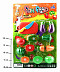 Игрушка пластмассовая набор овощей на липучке 09018
