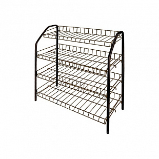 Этажерка Nika для обуви 4-х секционная 660х280х700 мм copper antique ЭТ1/А