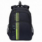 Рюкзак школьный GRIZZLY RU-934-5 /3 black/light green