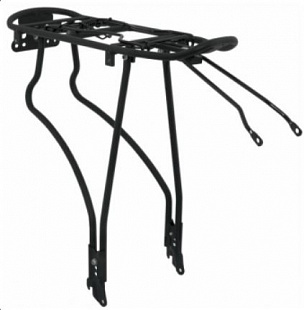 Багажник для V-brake и Disc, Force 26-28" Al, black 22323