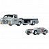 Машинка Hot Wheels Premium Team Transport Mercedes-Benz 300 SLR & Mercedes-Benz Renntransporter  (FLF56 JHX90)