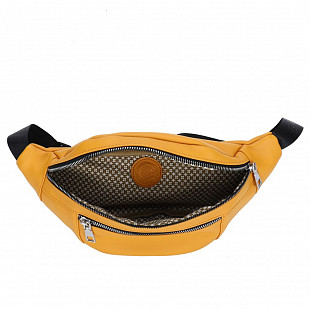 Поясная сумка женская Ors Oro OPS-0157 yellow
