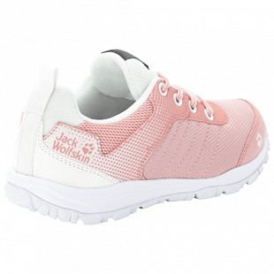 Кроссовки детские Jack Wolfskin Cascade Low K white / light pink