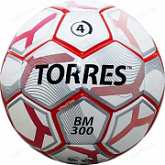 Мяч футбольный Torres BM 300 F30744 white/silver/red