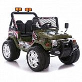 Электромобиль Джип Raptor хаки S 618