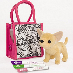 Игрушка Simba Собачка Chi Chi Love в сумочке с фломастерами (105895264)