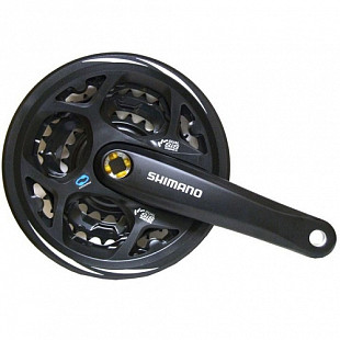 Система Shimano Acera FC-M311 170 мм, под квадрат, 48/38/28T, AFCM311C888CL
