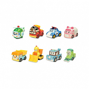 Игрушка Robocar Poli Дампи металлическая машинка 6 см 83164