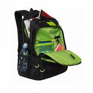 Городской рюкзак GRIZZLY RU-030-1 /1 black/green
