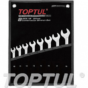 Набор комбинированных ключей Toptul 10-19 мм 8 предметов GPAD0801