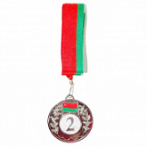 Медаль сувенирная 2 место Zez Sport 5201-10-S