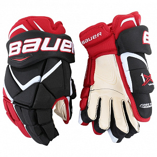 Перчатки хоккейные Bauer Vapor 1X Pro Sr Black/Red
