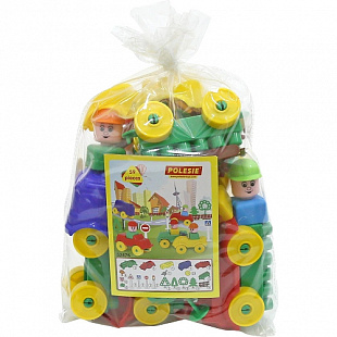 Конструктор Полесье Юный путешественник 59 элементов в пакете 52476