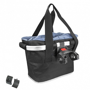 Корзина на руль Force Klick black 24065