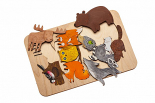 Развивающий эко-пазл Bradex Жители леса DE 0415