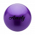 Мяч для художественной гимнастики Amely AGB-101 15 см purple