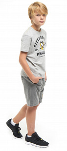 Футболка подростковая Atributika&Club NHL Pittsburgh Penguins 30610 grey
