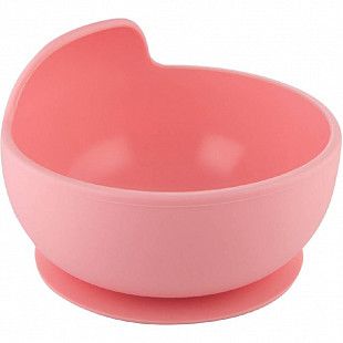 Миска Canpol babies силиконовая на присоске 330 мл (51/400_pin) pink