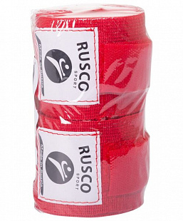 Бинт боксерский Rusco 2,5 м red