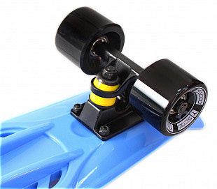 Penny board (пенни борд) Y-Scoo Skateboard Fishbone 22 405-B Blue-Black