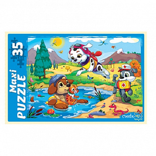 Макси-пазлы Рыжий Кот Щенки спасатели ПМ-6365