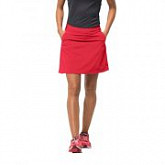 Юбка-шорты женская Jack Wolfskin Hilltop Trail Skort W tulip red