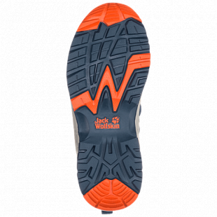 Ботинки детские Jack Wolfskin Thunderbolt Texapore Mid K blue / orange