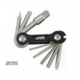 Набор инструментов складной Super B TB-9870 10 в 1 silver NSB98680