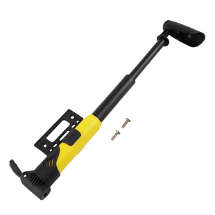 Насос мини STG 30x210 телескопический, крепление на раму, авто ниппель Т15705