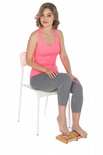 Массажер деревянный роликовый Bradex Back/foot massager KZ 0485