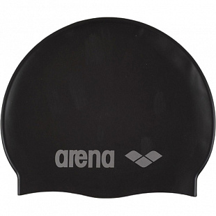 Шапочка для плавания Arena Classic Silicone JR Black/Silver 91670 55