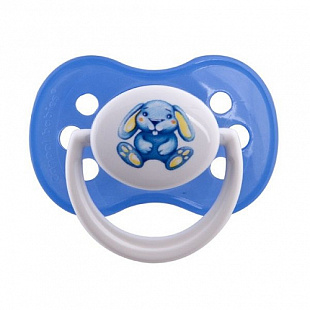 Пустышка Canpol babies Силиконовая Cимметричная Milky 6-18 мес 22/542 Blue