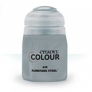 Краска для миниатюр Games Workshop Warhammer AIR: Runefang Steel 24ML 28-49b