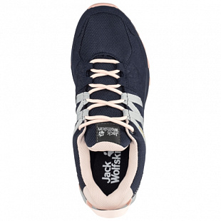 Водонепроницаемые кроссовки женские Jack Wolfskin Cascade Hike Texapore Low W dark blue / pink