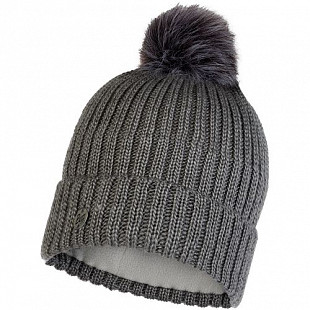 Шапка Buff Knitted&Polar Hat Katya Melange Grey