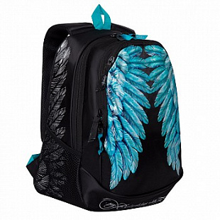 Рюкзак школьный GRIZZLY RD-837-3 /1 light blue