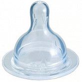 Соска Canpol babies Силиконовая Круглая для бутылочки с широким горлышком Медленный поток 3-6 мес 21/720