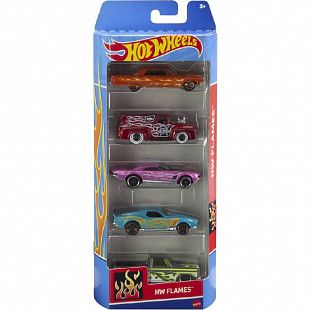 Набор машинок Hot Wheels HW Flames 5 шт. (1806 HTV47)