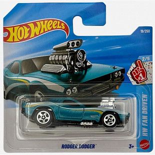 Машинка Hot Wheels Базовой коллекции Rodger Dodger 19/250 (5785 JJH94) mainline 2025
