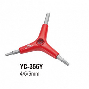 Y-образный ключ: шестигранники Bike Hand 4/5/6мм YC-356Y NTB10362