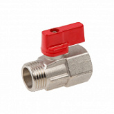 Кран шаровый Av Engineering MINI 3/4" наружная - внутренняя, ручка AVE13712R