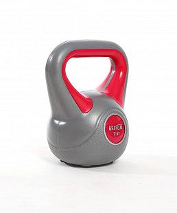 Гиря пластиковая Basefit DB-503 2 кг grey/pink