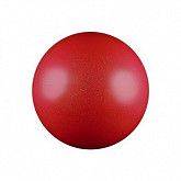 Мяч для художественной гимнастики Нужный спорт FIG металлик с блестками 15 см AB2803В red