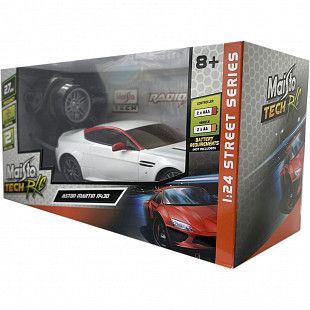 Радиоуправляемая машина Maisto 1:24 Aston Martin N430 (81067) white/red