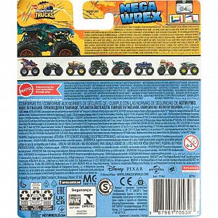 Машинка Hot Wheels Монстр Трак Mega Wrex 50/75 (FYJ44 HCP82) коллекция 2022