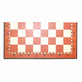 Доска шахматная Zez Sport D-002 White/Orange (картонная)